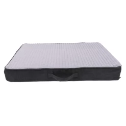 Adori Orthopedisch Bed Hamilton Lichtgrijs&Donkergrijs - Hondenmatras - 100x70x10 Cm