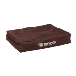 Wooff Matras Korrelkussen Bruin - Hondenmatras - 75x55x15 Cm