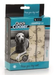 Beeztees Quick Cooler Mat Voor Hond Beige 100 X 72 Cm