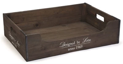 Designed By Lotte - Houten Ligmand 100 X 70 X 25cm