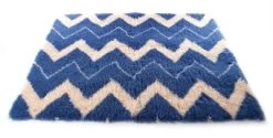Vetbed Ethnic Blauw / Beige 50x75 Cm