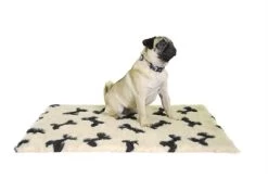 Vetbed Print Beige 50x75 Cm