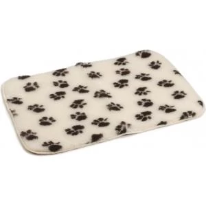 Beeztees Vetbed Antislip - Voetafdruk Beige